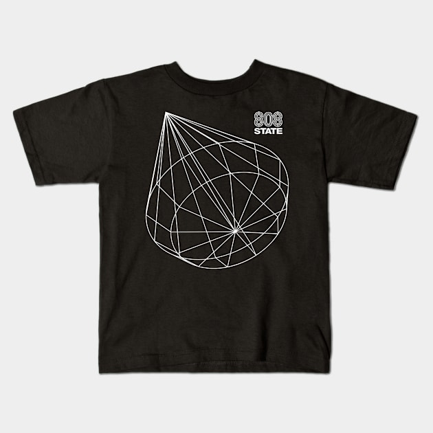 808 state Gorgeous Kids T-Shirt by okefandi